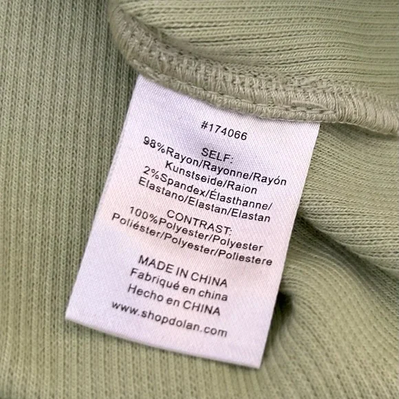 Dolan |Anthropologie Ruffle Sleeve Top in Green - Picture 9 of 10